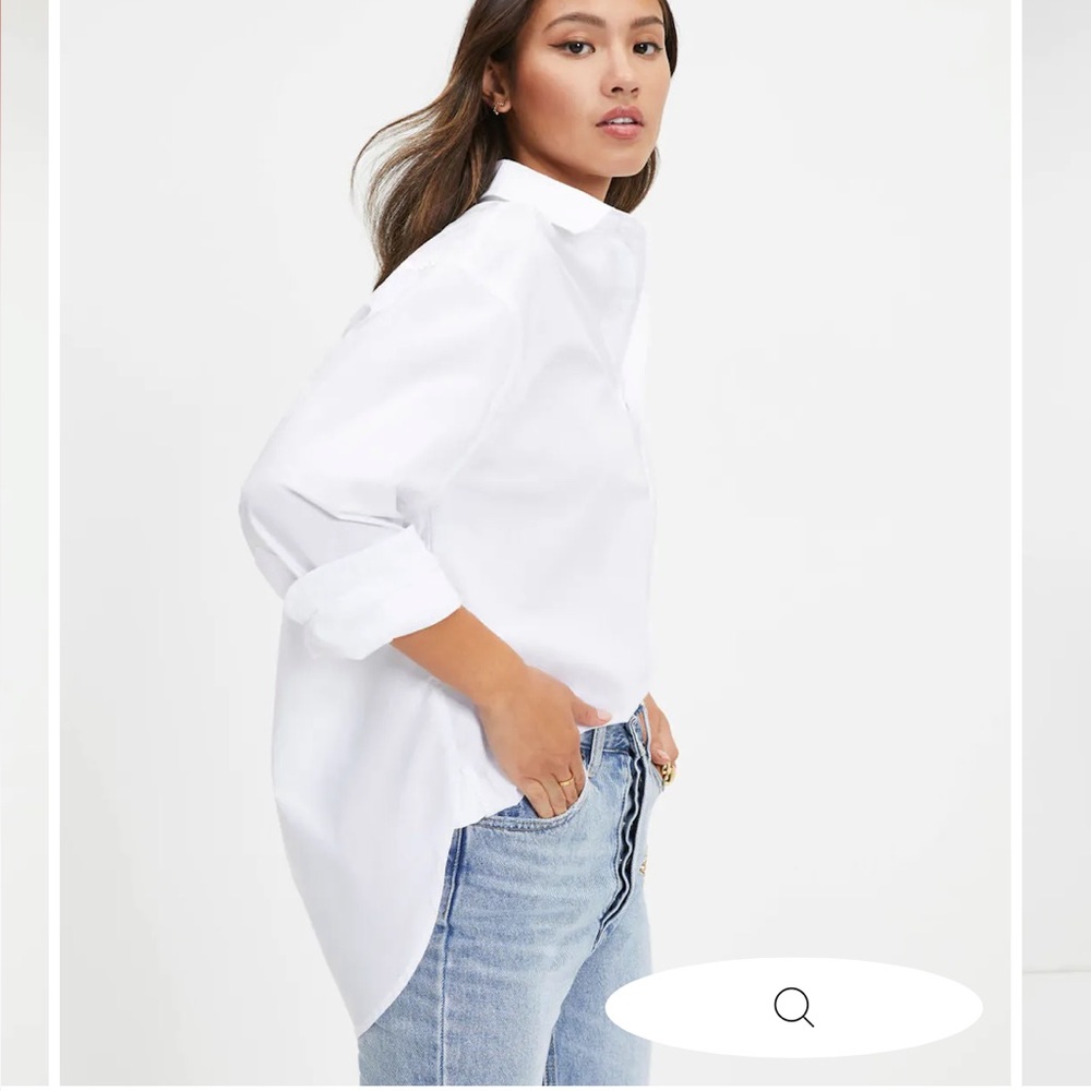 Olivaceous from vici classic white button up